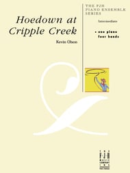 Hoedown at Cripple Creek piano sheet music cover